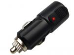 Auto Male Plug Cigarette Lighter Adapter with LED